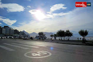 09:44 hs. Sol pleno y no más de 40 km. por hora