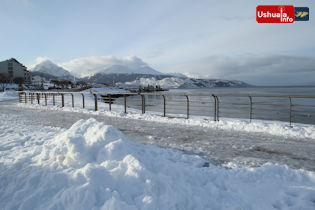 13:20 hs. Ushuaia nevada