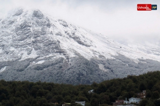 12:27 hs. Llueve abajo, nieva arriba