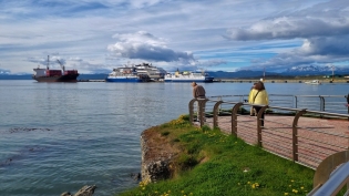 09:25 hs. Mirador del Puerto de Ushuaia