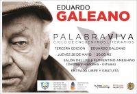 Homenajearán a Eduardo Galeano en un encuentro literario