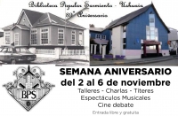 La Biblioteca Popular Sarmiento celebra sus 89 años