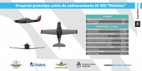 Presentarán el avión Malvina en Chile