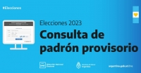 Habilitan el padrón provisorio 2023 para consultas