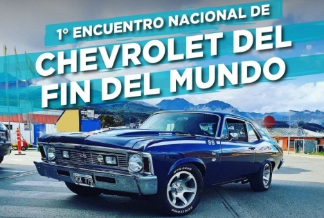 Se realizará el encuentro de  autos clásicos Chevrolet del Fin del Mundo