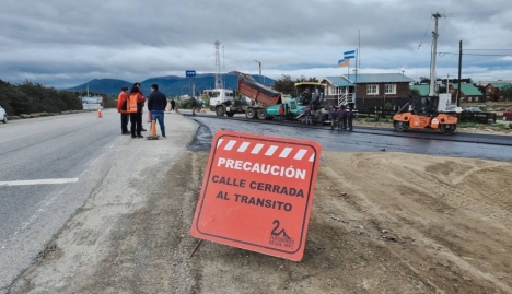 Después de dos décadas, Tolhuin avanza en la modernización de su entrada estratégica