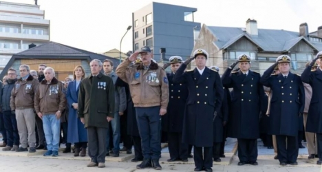 Ushuaia recordó a los 323 caídos del Crucero ARA General Belgrano en el 44° aniversario de su hundimiento