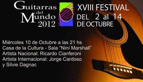 Llega a Ushuaia el  Festival de Guitarras del Fin del Mundo 